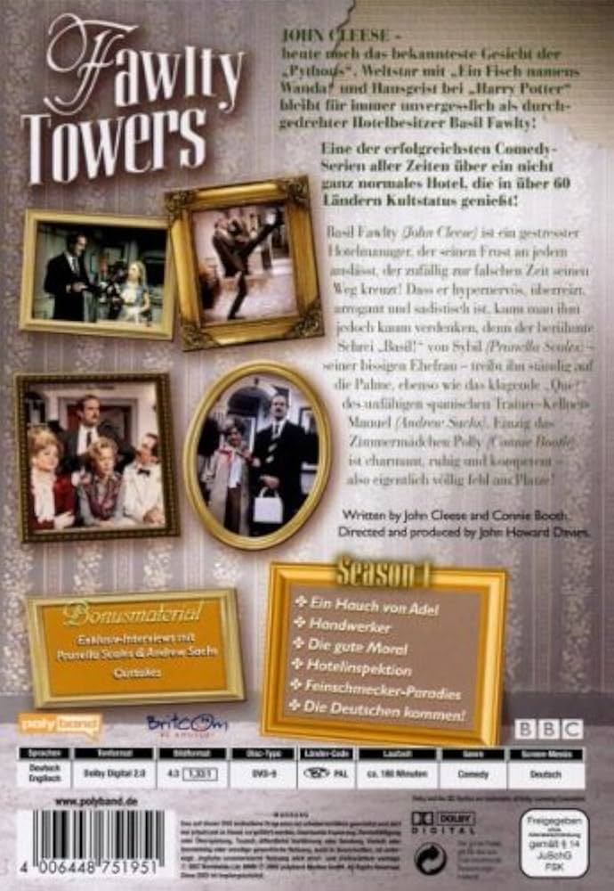 Amazon.com: Fawlty Towers - Season 1, Episoden 01-06